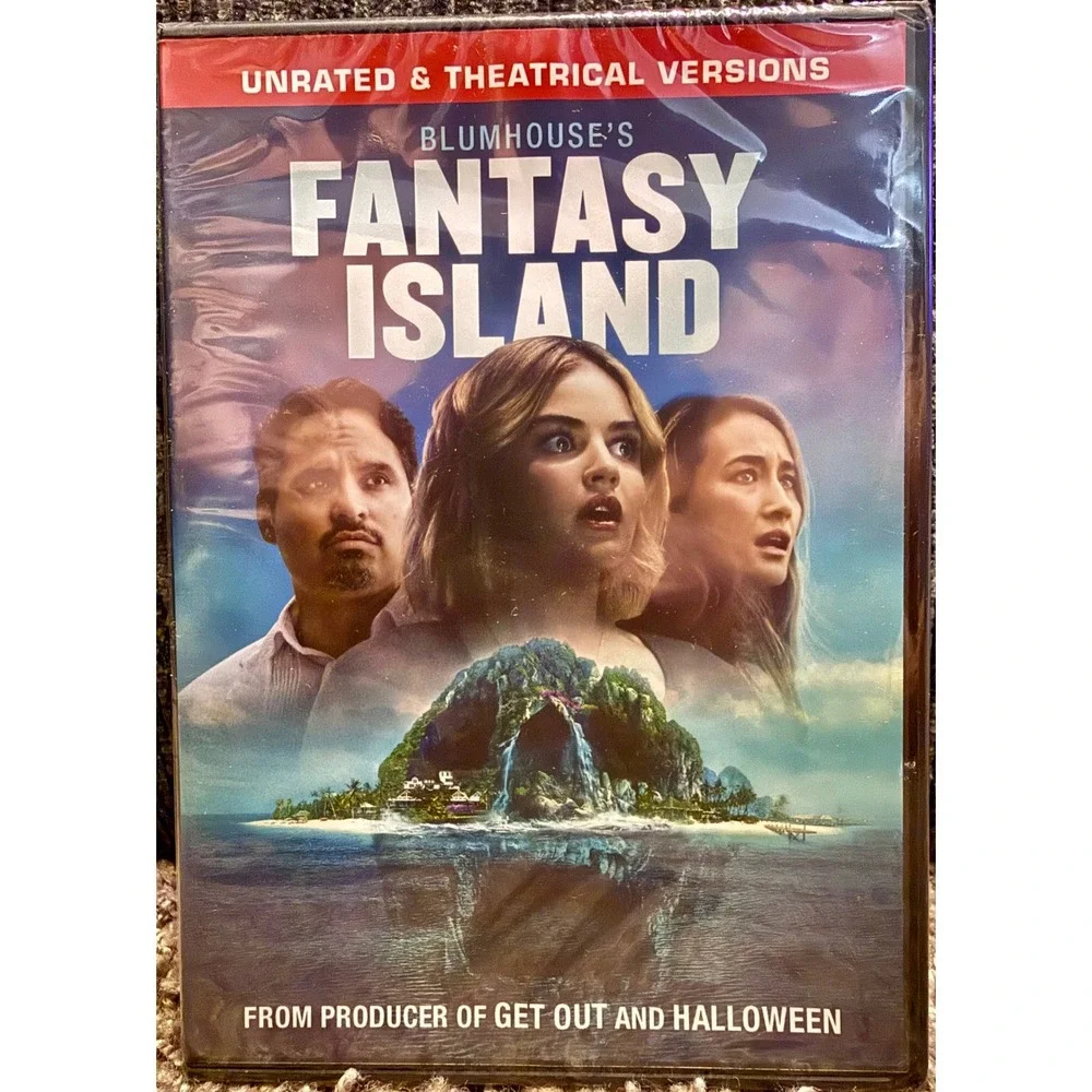 Sony Fantasy Island DVD New Unrated Theatrical Blumhouse Horror